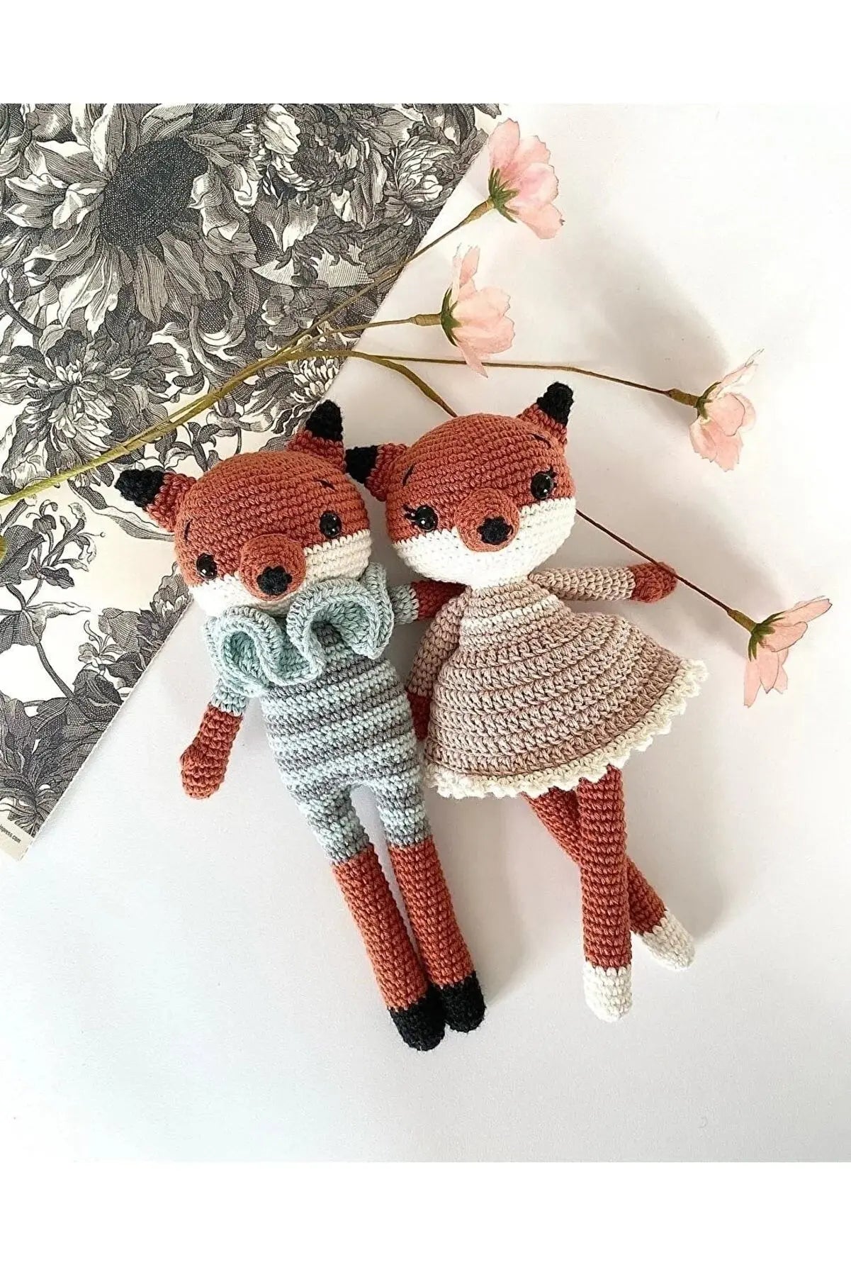 Crochet Fox Friends Toy Joy Gift London