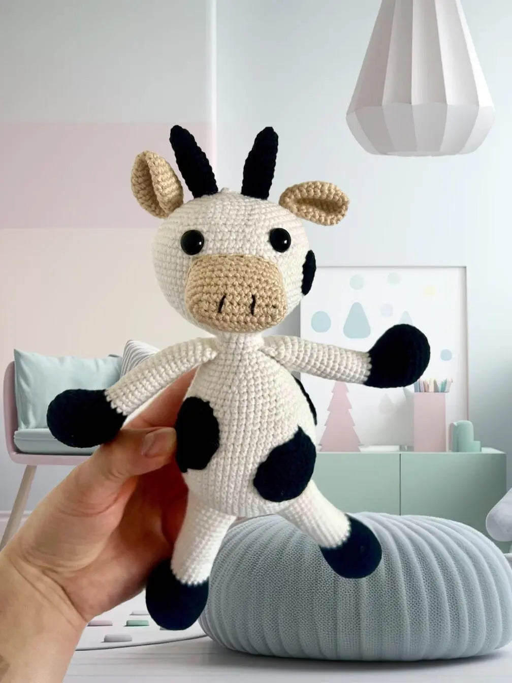 Crochet Little Cow Toy Crochet SHEIN 