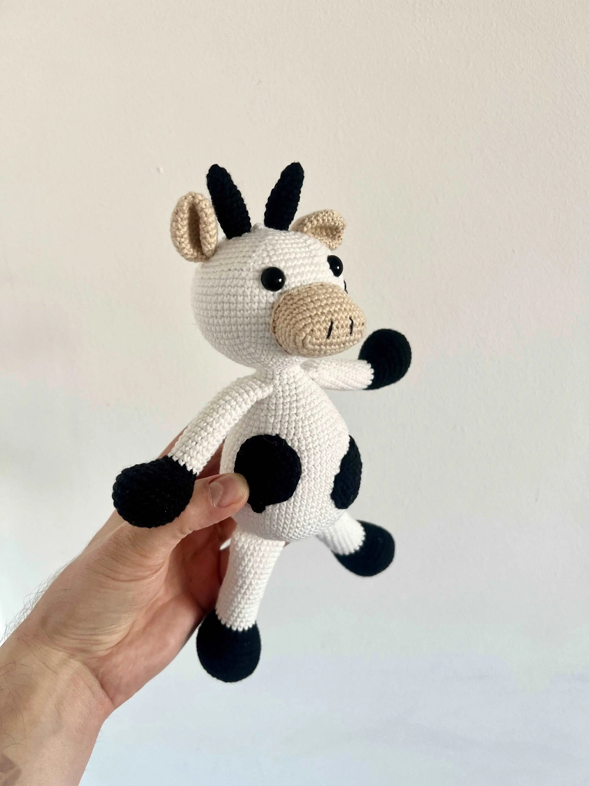 Crochet Little Cow Toy - Joy Gift London