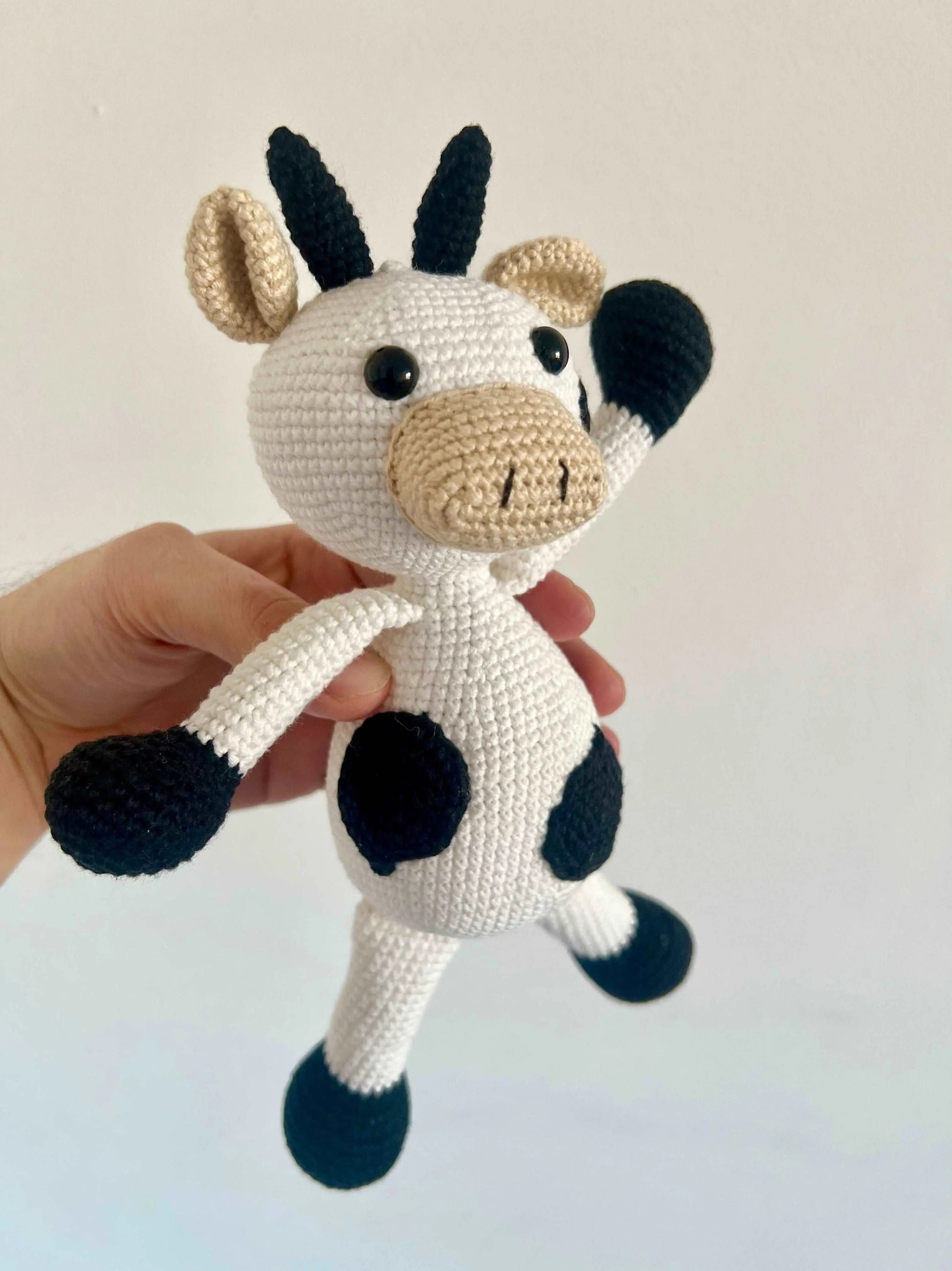 Crochet Little Cow Toy - Joy Gift London