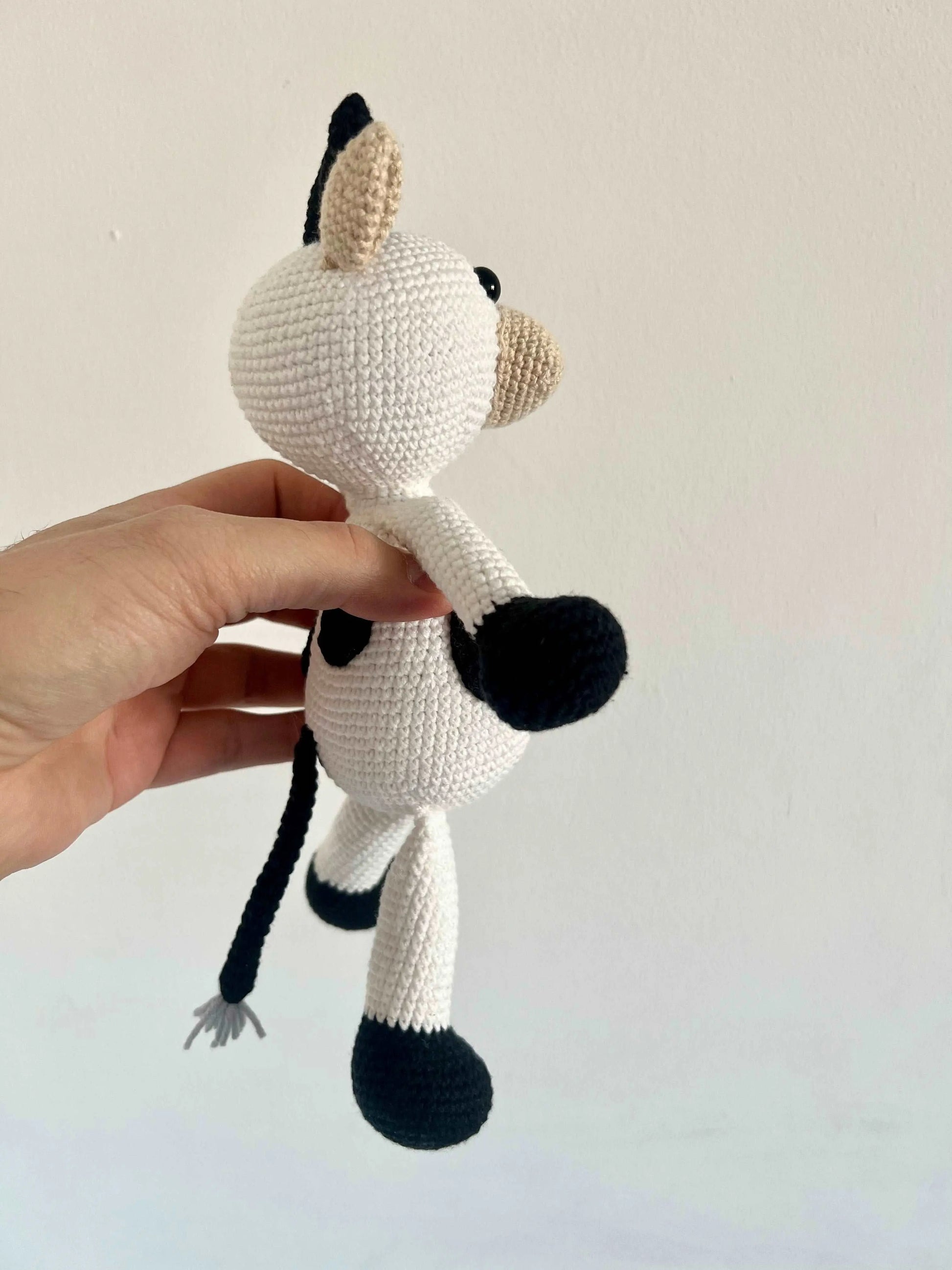 Crochet Little Cow Toy - Joy Gift London