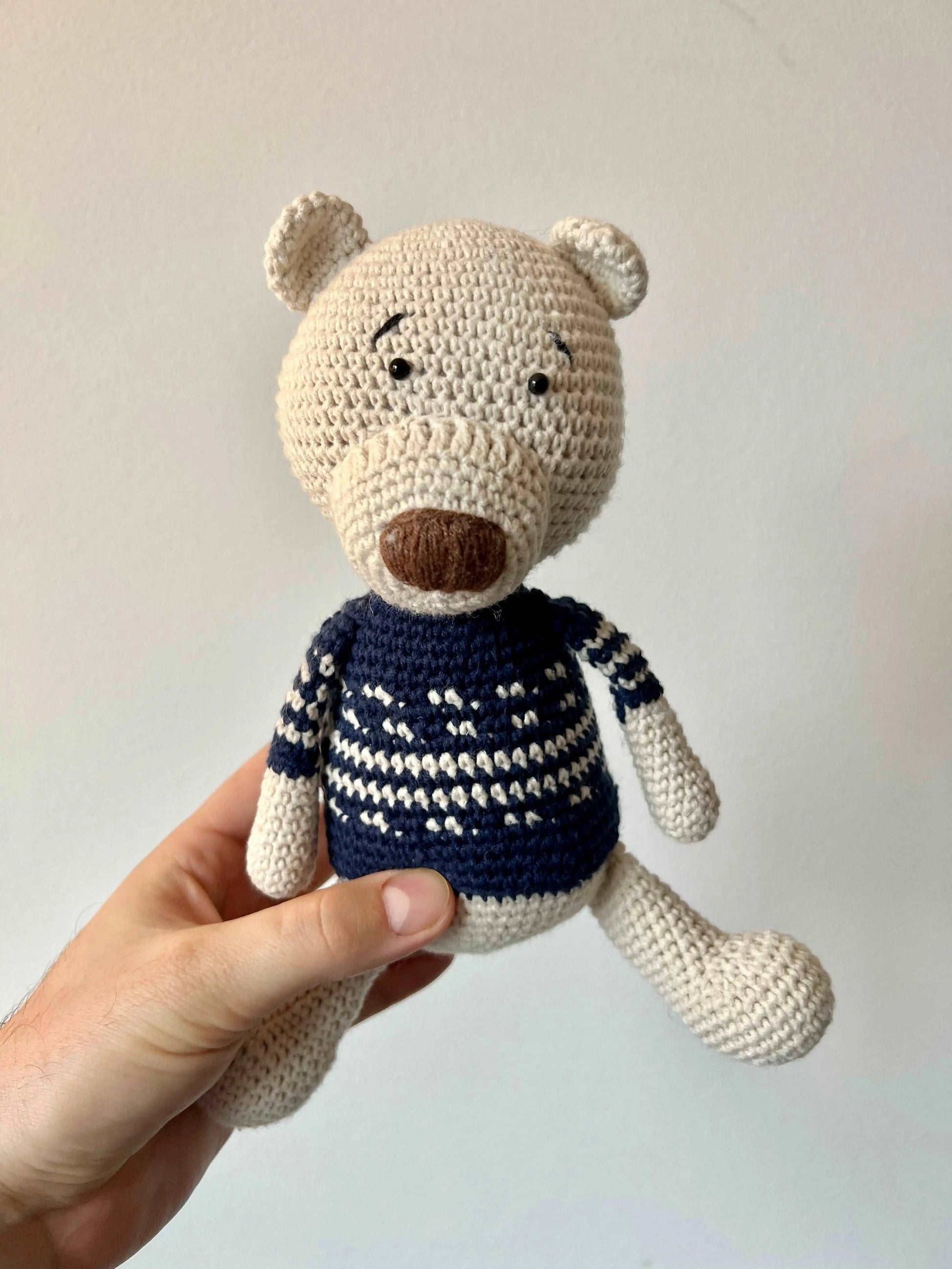 Crochet Little Cute Bear Toy - Joy Gift London