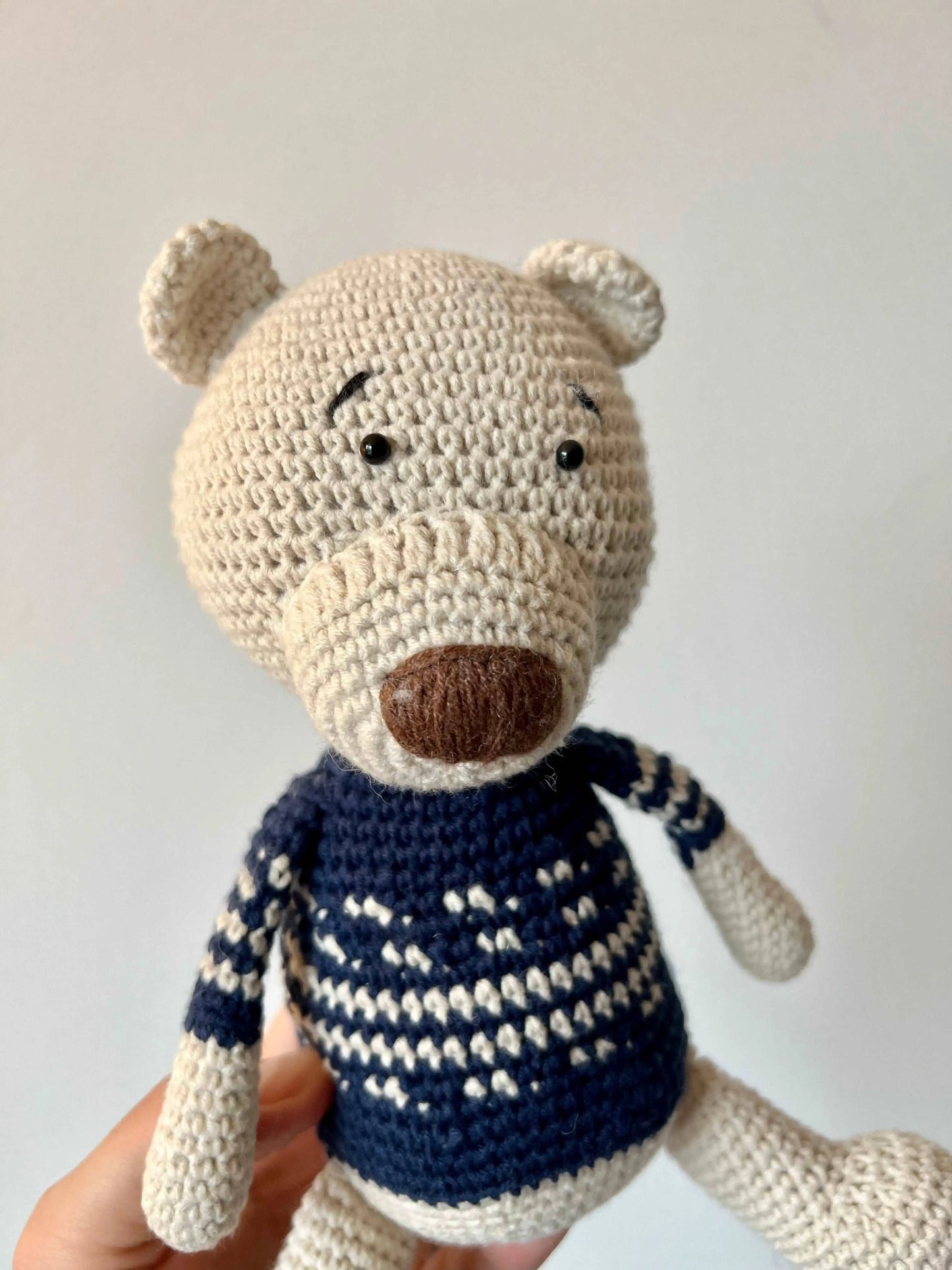 Crochet Little Cute Bear Toy - Joy Gift London