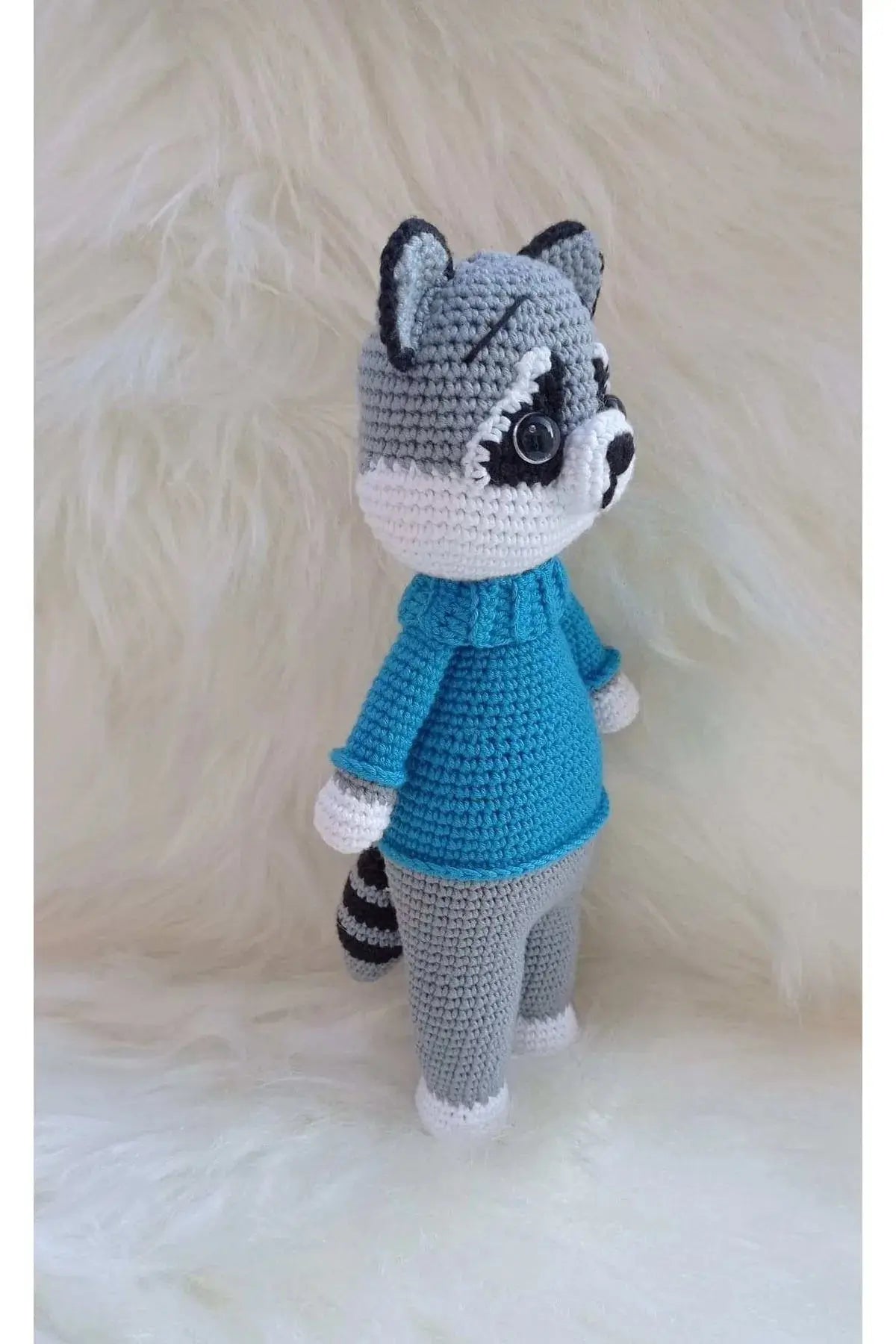 Crochet Little Cute Racoon Toy Crochet Joy Gift London Limited 