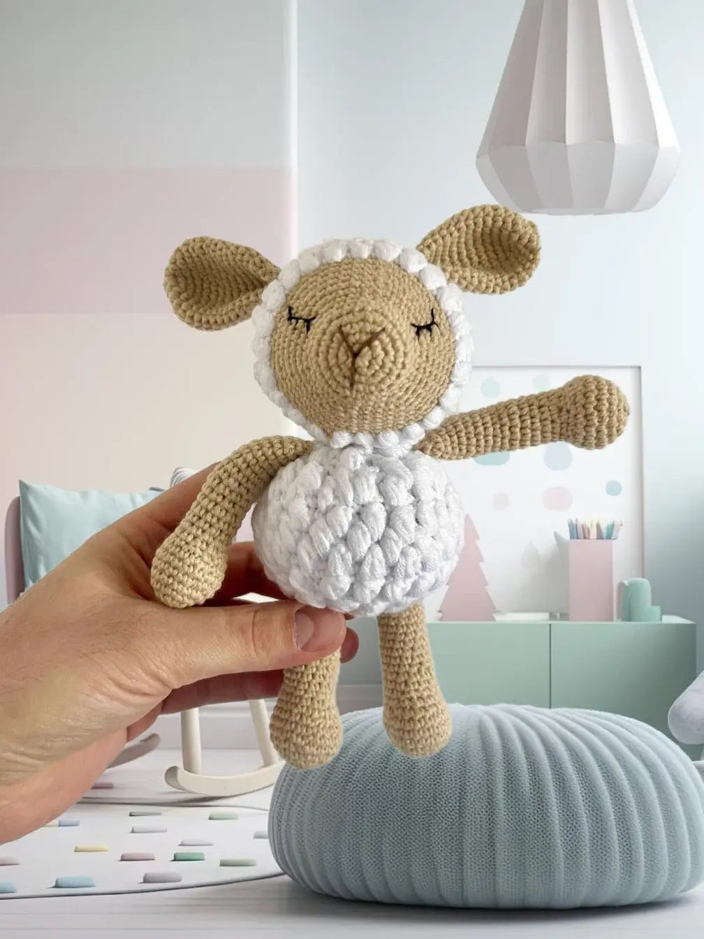 Crochet Little Cute Sheep Toy Crochet Joy Gift London Limited 