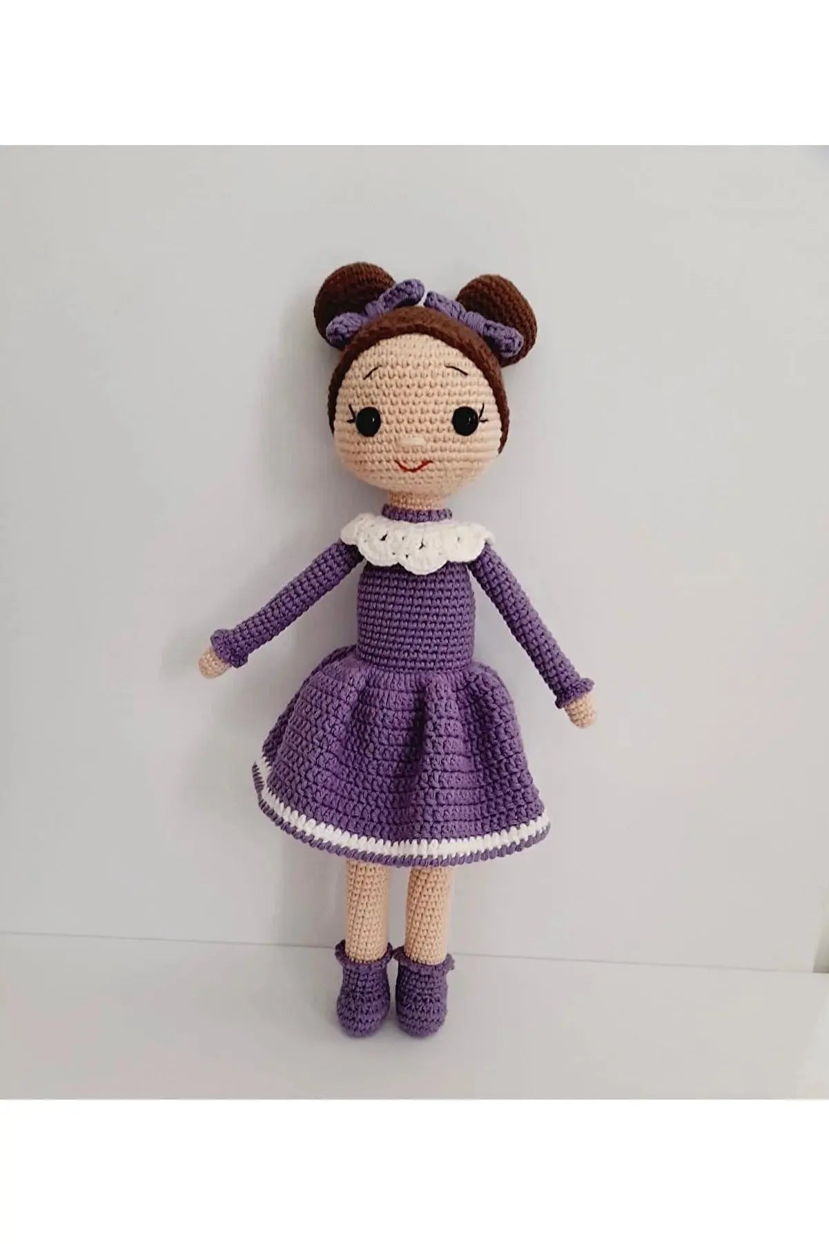 Crochet Little Girl Doll Toy - Joy Gift London