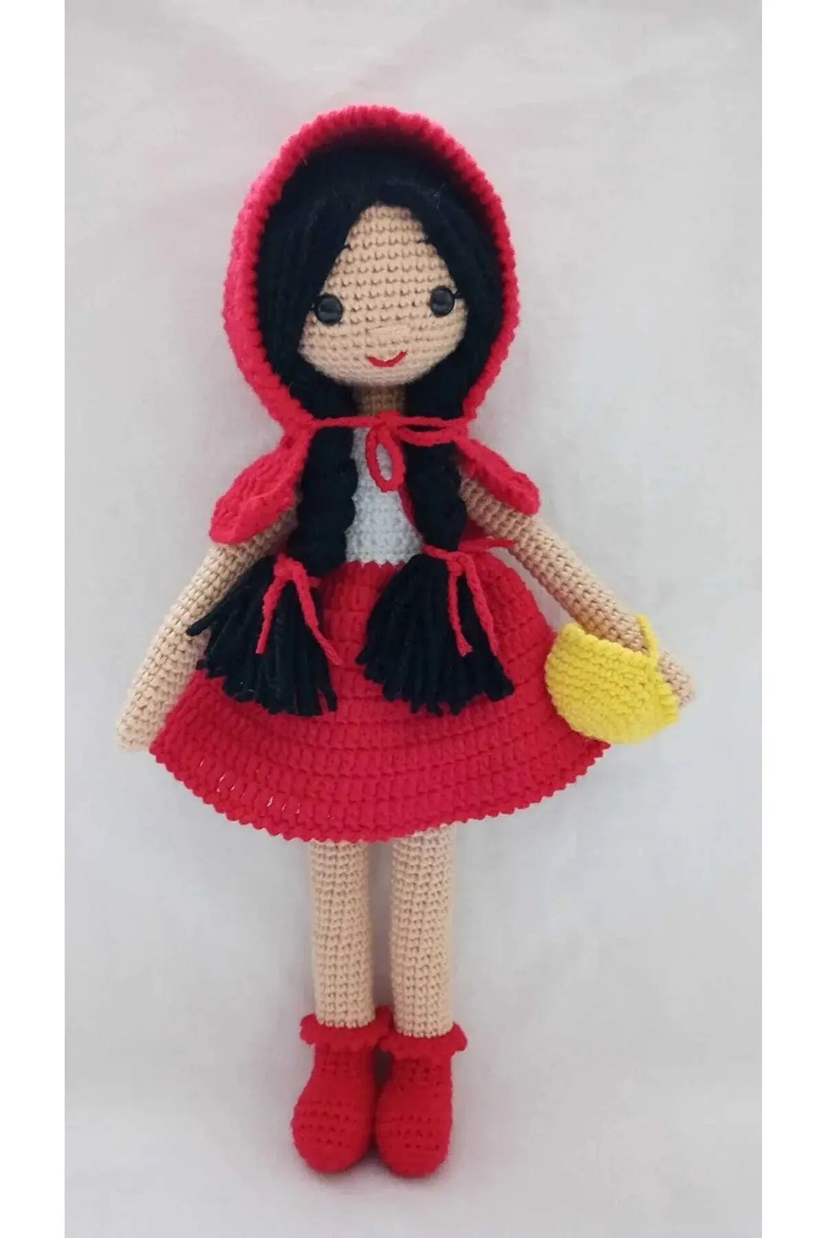 Crochet Little Red Riding Hood Doll Toy | Crochet | Crochet Dolls, Crochet Legends, Crochet Toys, Legends with Crochet, Little Red Riding Hood | Joy Gift London Limited