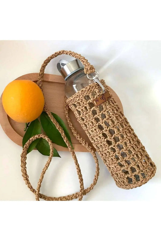 Crochet Mesh Water Bottle Holder Bag | Crochet | Accessories, Bags, Bottle Pockets | Joy Gift London Limited