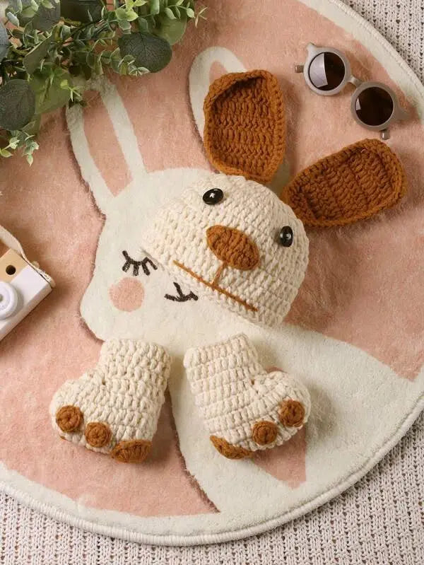 Crochet Newborn Photo Outfit Dog Crochet Shein 