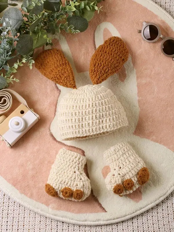 Crochet Newborn Photo Outfit Dog Crochet Shein 