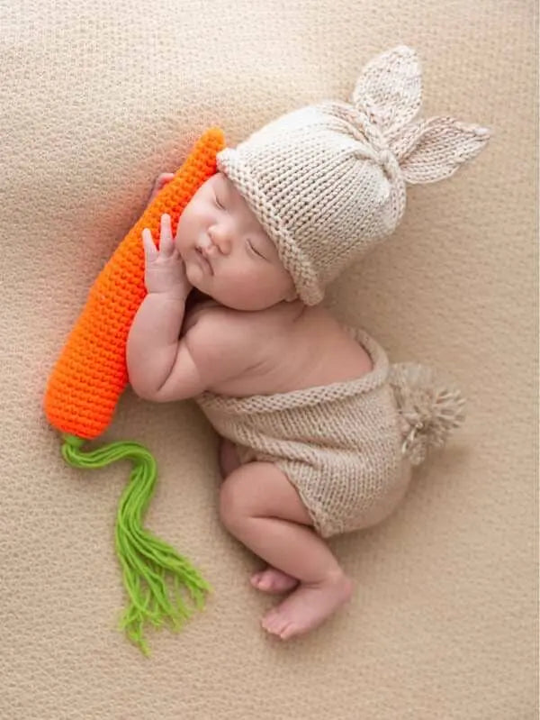 Crochet Newborn Photo Outfit Rabbit Crochet Shein 