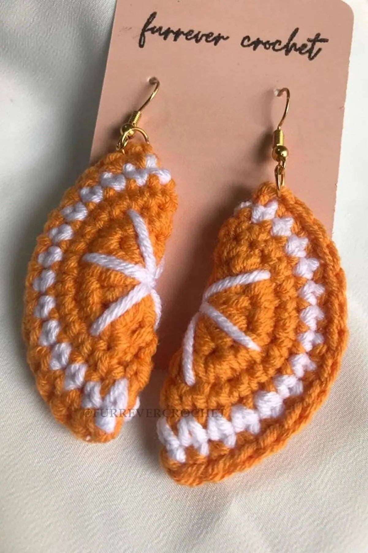 Crochet Orange Earring | Crochet | Accessories, Earrings | Joy Gift London Limited