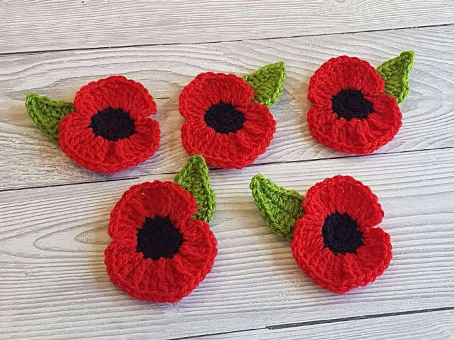 Crochet Poppy Brooch | Accessories, Crochet Brooch, crochet plants | Joy Gift London Limited