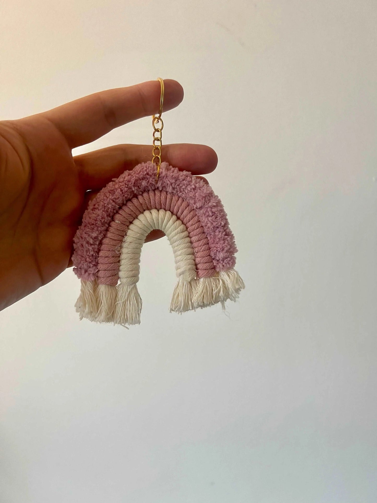 Crochet Rainbow Keychain - Joy Gift London