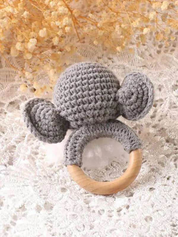 Crochet Rattle Toy Elephant Crochet SHEIN 