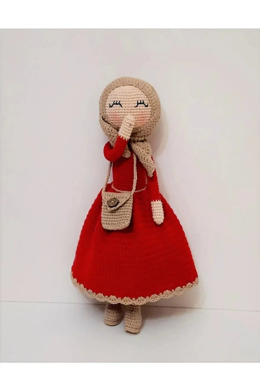 Crochet Red Dress Hijab Doll Toy | Crochet | Crochet Dolls, Crochet Toys | Joy Gift London Limited