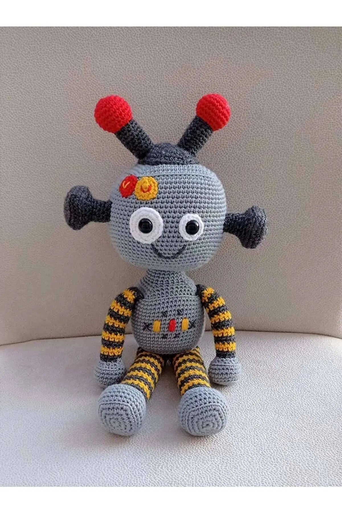 Crochet Robot Toy - Joy Gift London