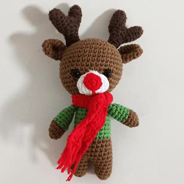 Crochet Small Deer Toy | Crochet | Christmas Tree Decoration | MiaMano