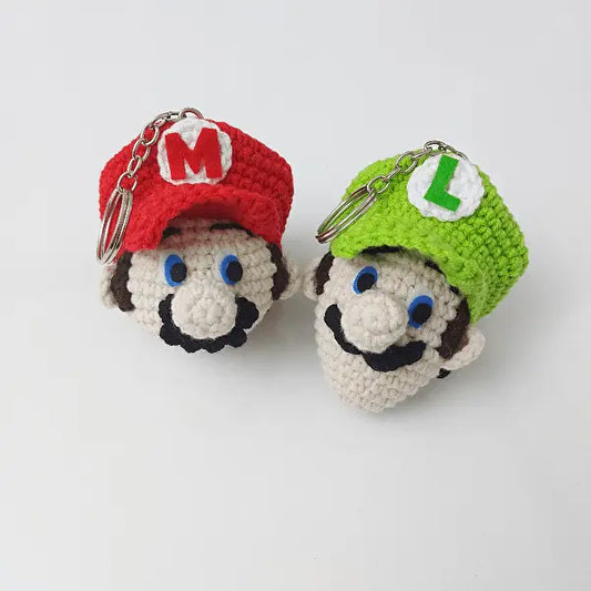 Crochet Super Mario and Luigi Keychain | Crochet | Accessories, Keychains | Joy Gift London Limited