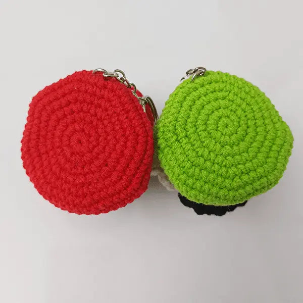 Crochet Super Mario and Luigi Keychain Crochet Joy Gift London Limited 