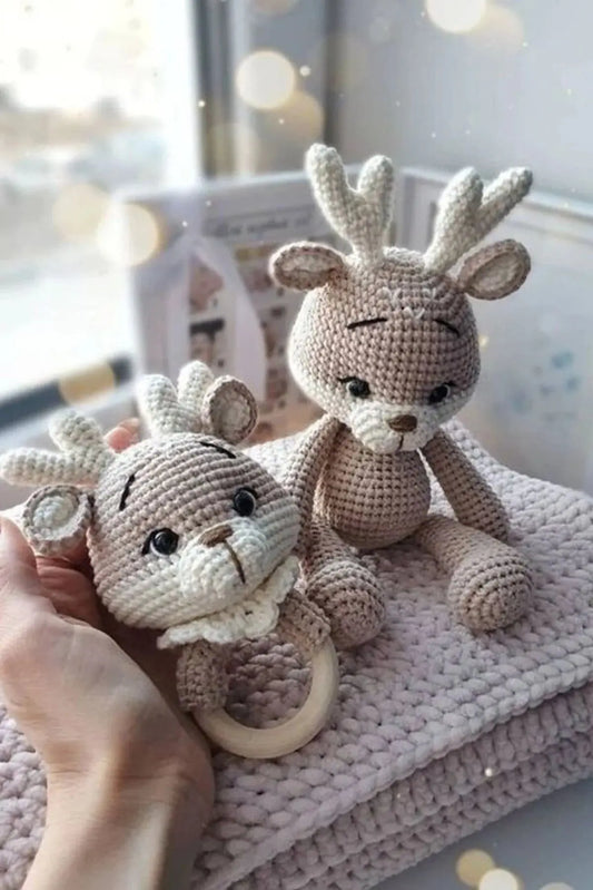 Crochet Toy Set Deer 2pc Crochet TrendyToy 