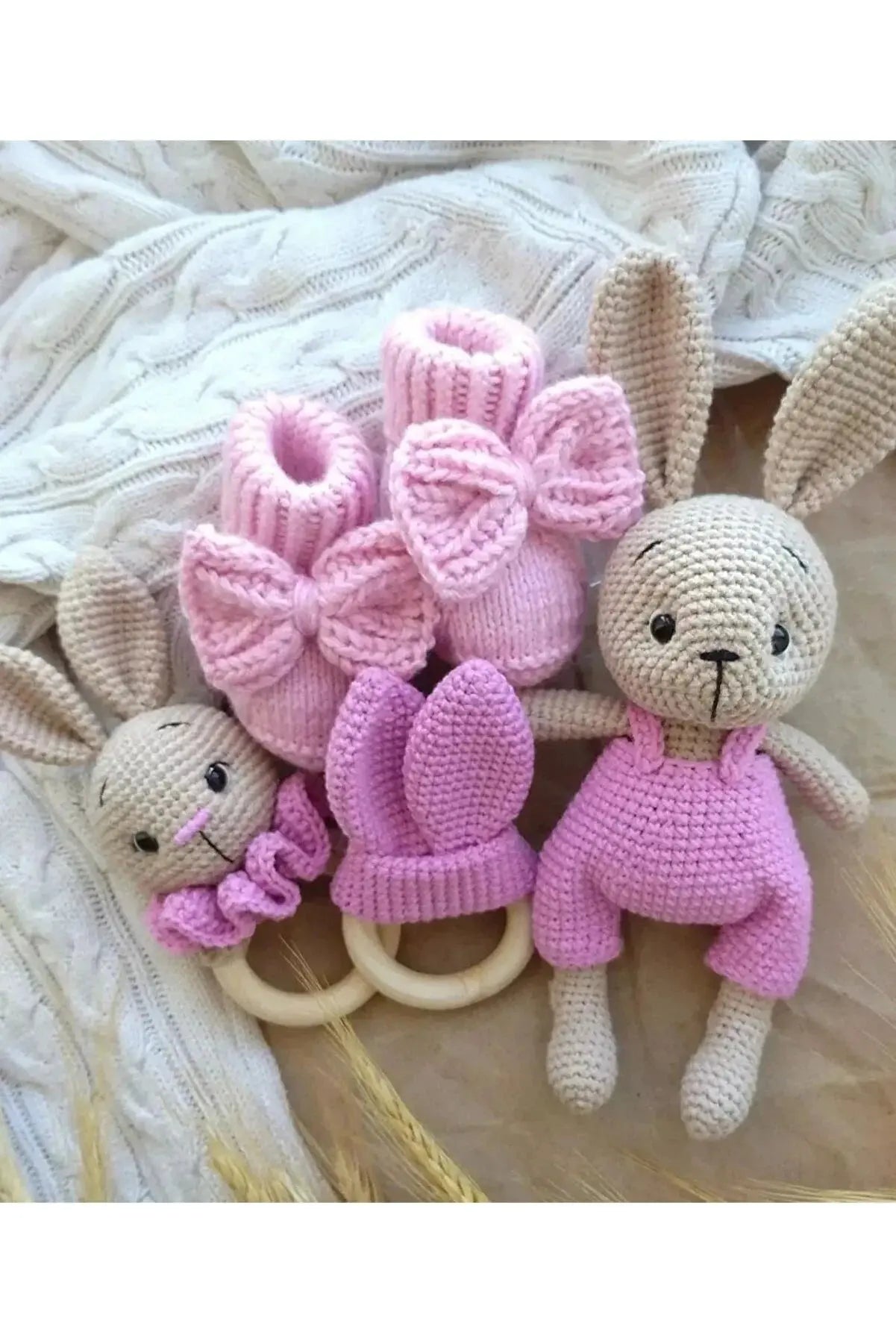 Crochet Toy Set Rabbit 4pc Crochet TrendyToy 