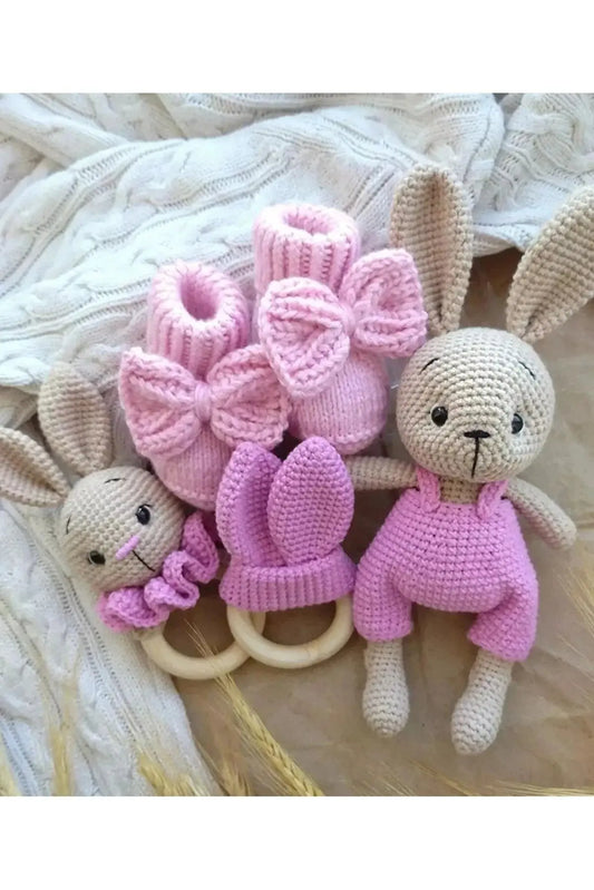 Crochet Toy Set Rabbit 4pc Crochet TrendyToy 