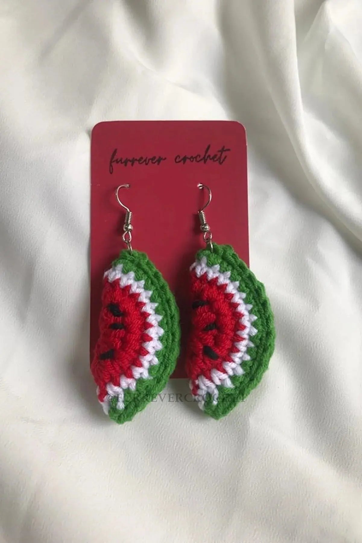 Crochet Watermelon Earring - Joy Gift London