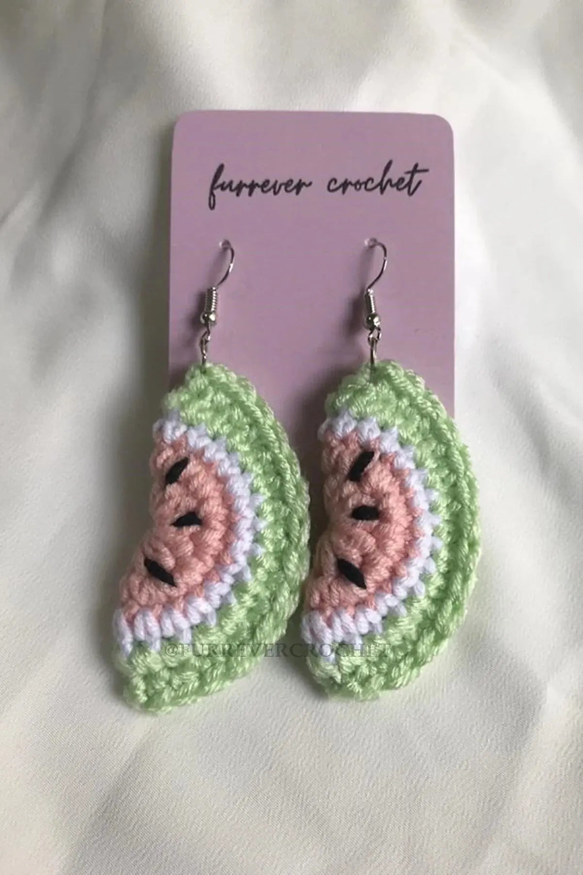 Crochet Watermelon Earring - Joy Gift London