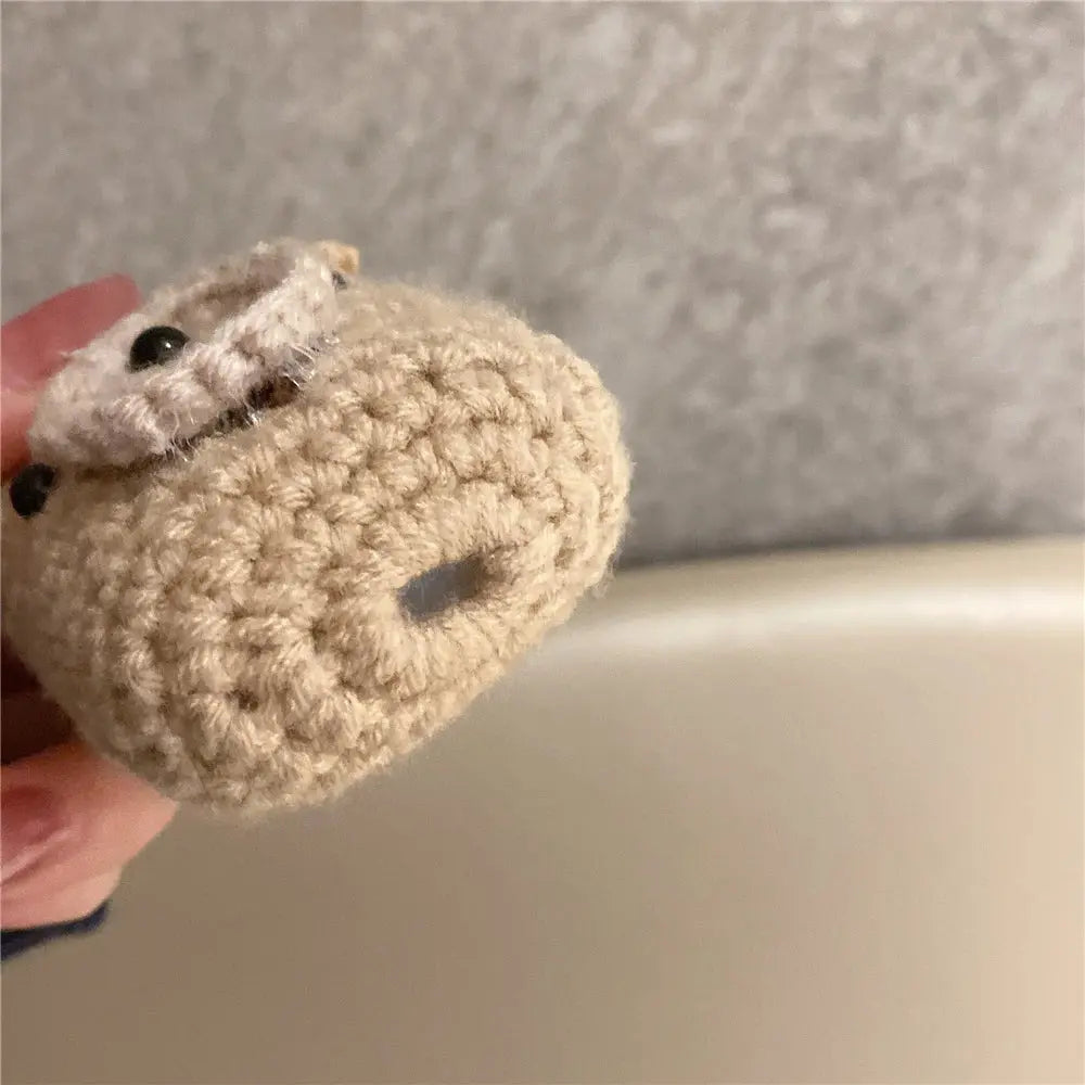 Cute Crochet Bear Earphone Case For Apple Airpods - Joy Gift London