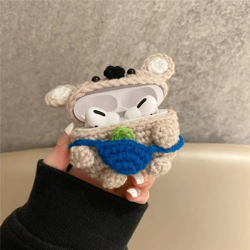 Cute Crochet Koala Earphone Protective Case For Apple Airpods | Crochet | Accessories, Airpods Cases | Joy Gift London Limited