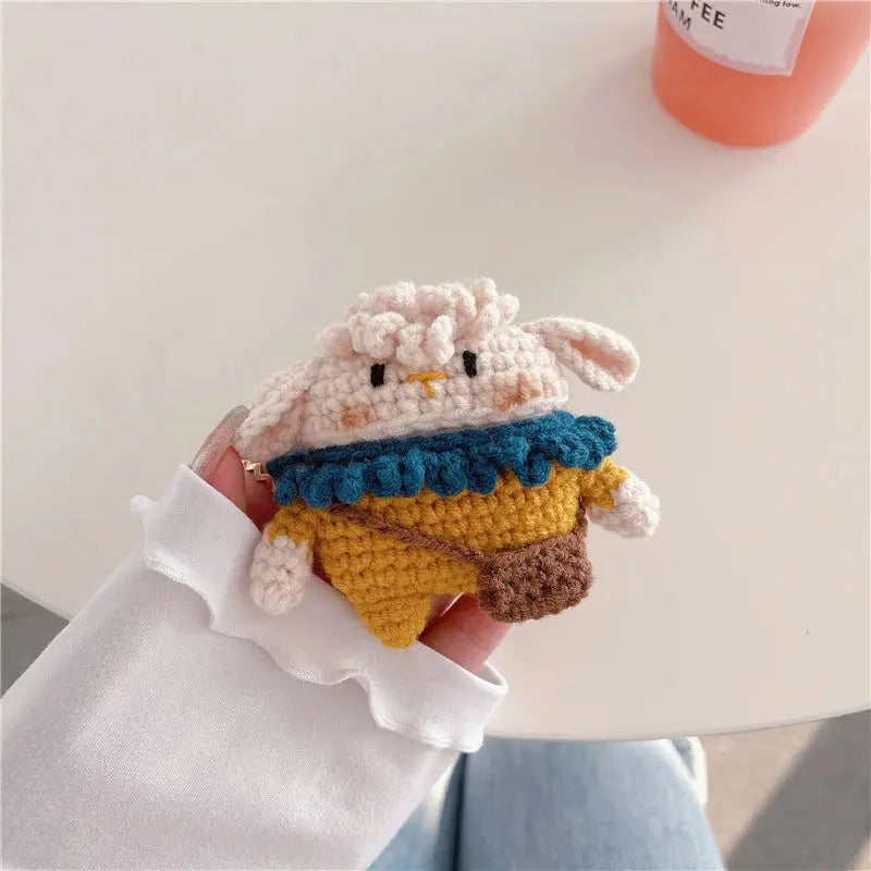 Cute Crochet Sheep Earphone Protective Case For Apple Airpods | Crochet | Accessories, Airpods Cases | Joy Gift London Limited