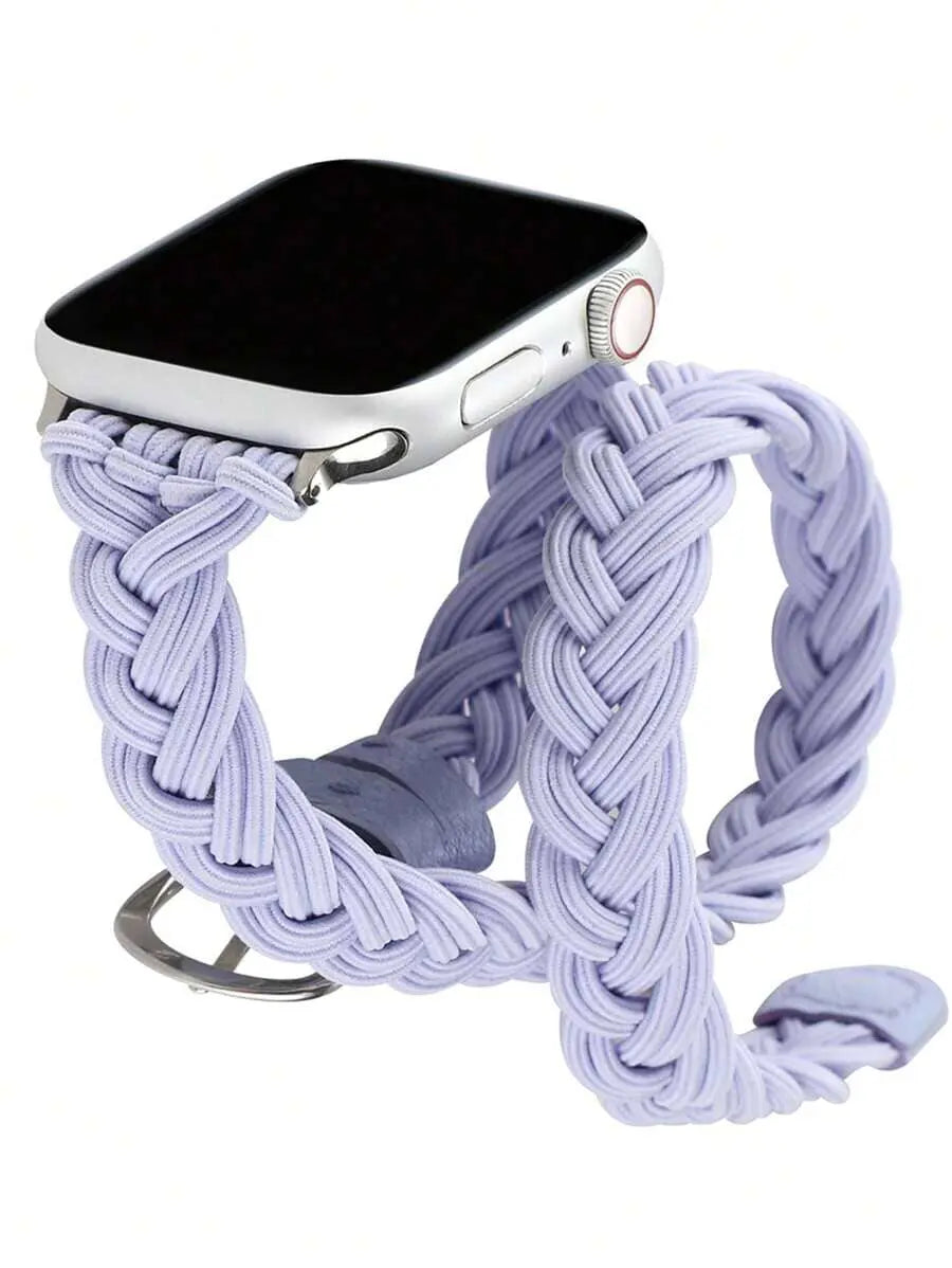 Elastic Braided Watchband Compatible With Apple Watch SHEIN 