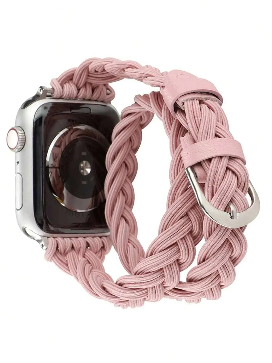 Elastic Braided Watchband Compatible With Apple Watch SHEIN 