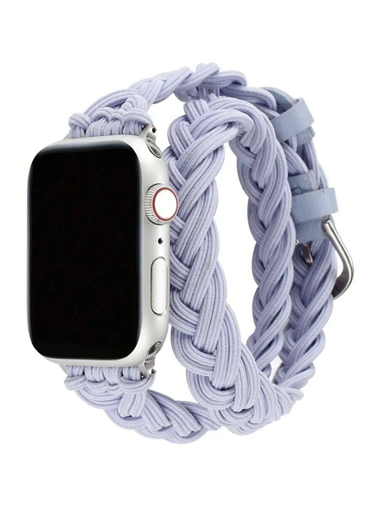 Elastic Braided Watchband Compatible With Apple Watch | Apple Watch Straps | SHEIN