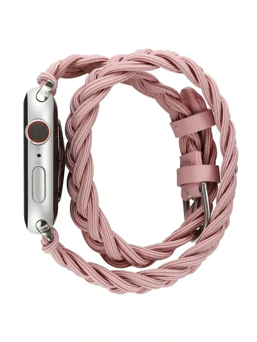 Elastic Braided Watchband Compatible With Apple Watch SHEIN 