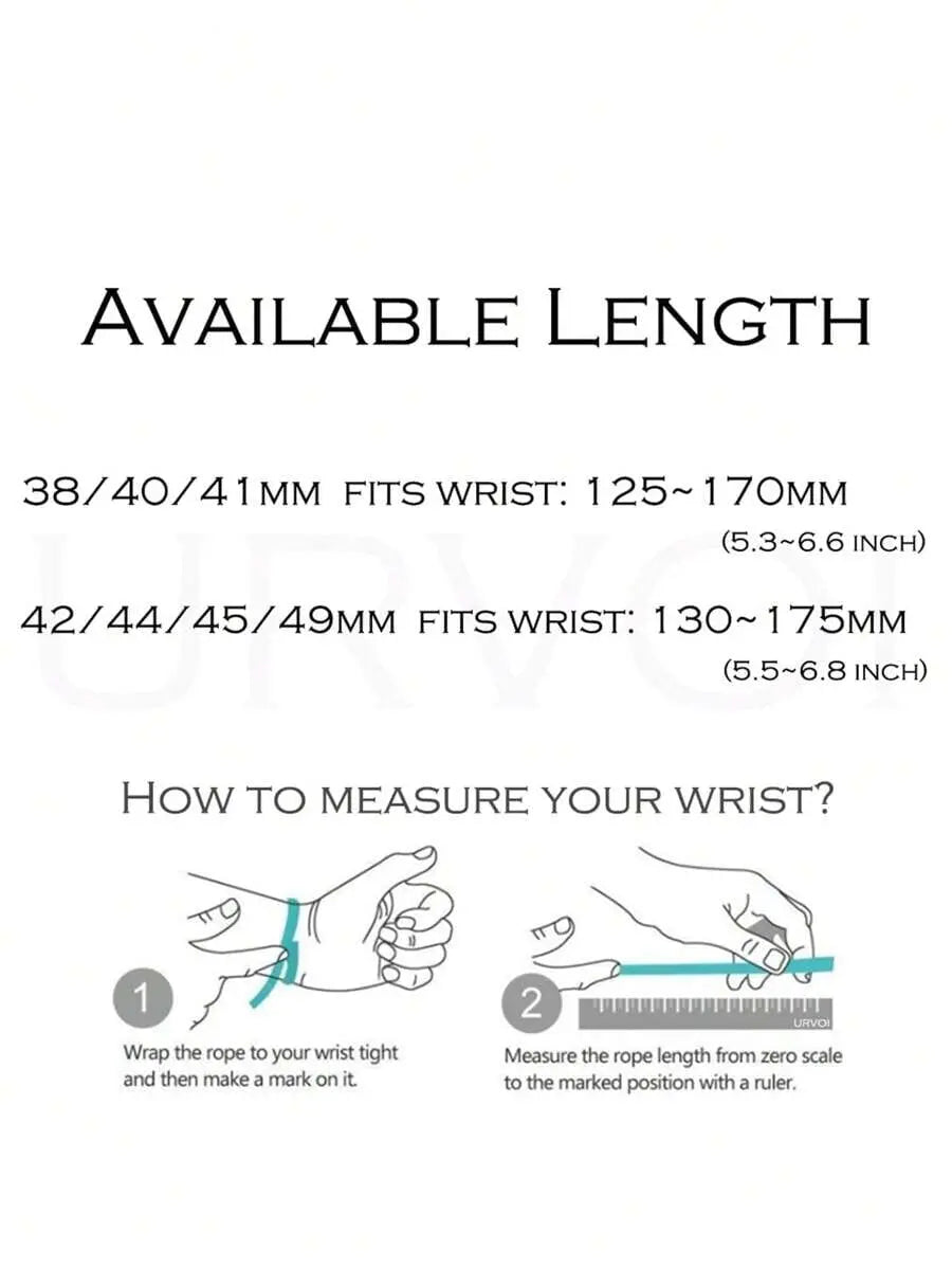 Elastic Braided Watchband Compatible With Apple Watch SHEIN 