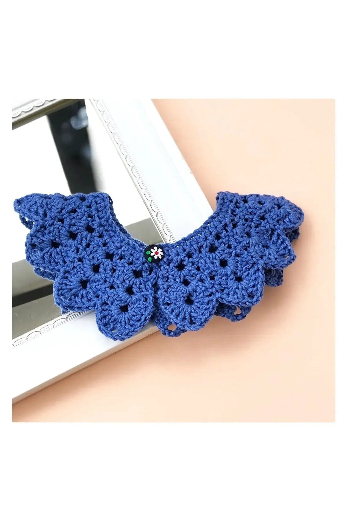 Handmade Crochet Baby/Toddler Blue Collar Crochet TrendyToy 