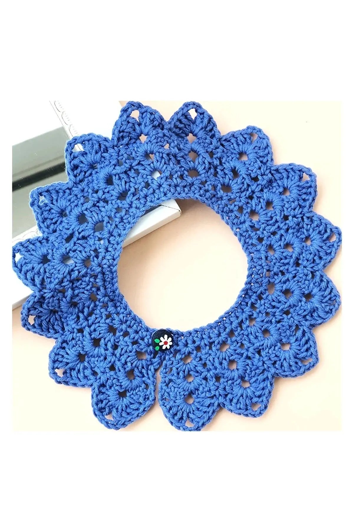 Handmade Crochet Baby/Toddler Blue Collar Crochet TrendyToy 