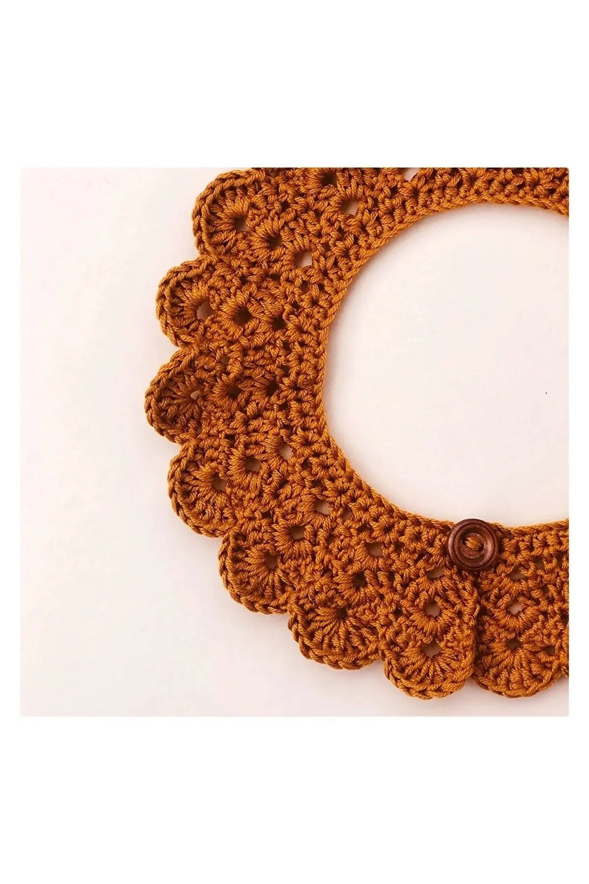 Handmade Crochet Baby/Toddler Orange Collar Crochet TrendyToy 