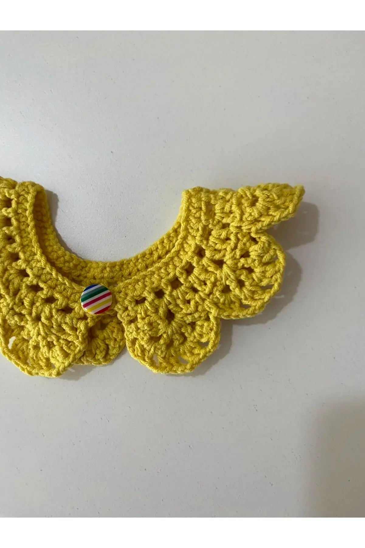 Handmade Crochet Baby/Toddler Yellow Collar Crochet TrendyToy 