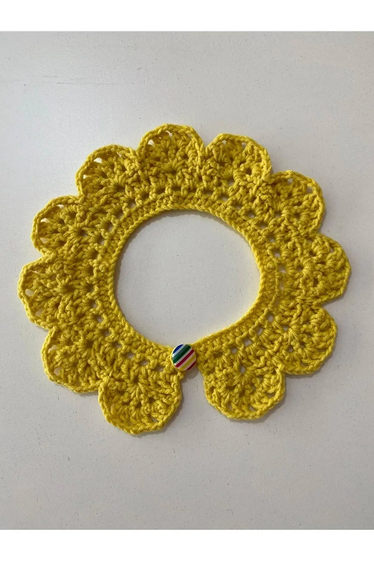 Handmade Crochet Baby/Toddler Yellow Collar Crochet TrendyToy 