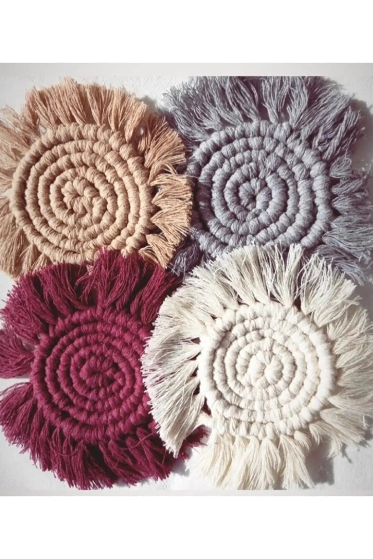 Knitted Coaster Circle Shape - Joy Gift London