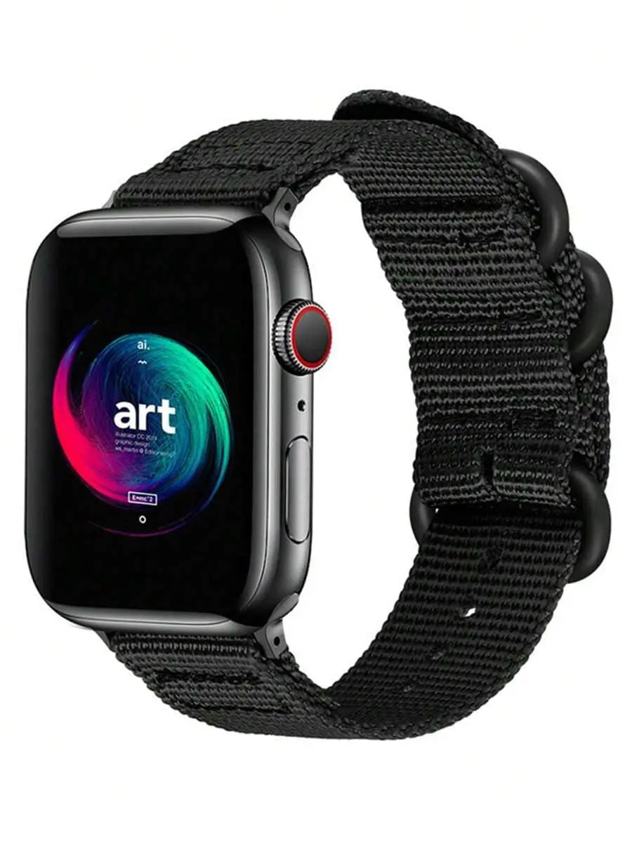 Unisex Nylon Sporty Apple Watch Strap | Apple Watch Straps | SHEIN