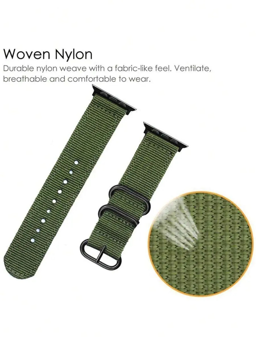 Unisex Nylon Sporty Apple Watch Strap SHEIN 