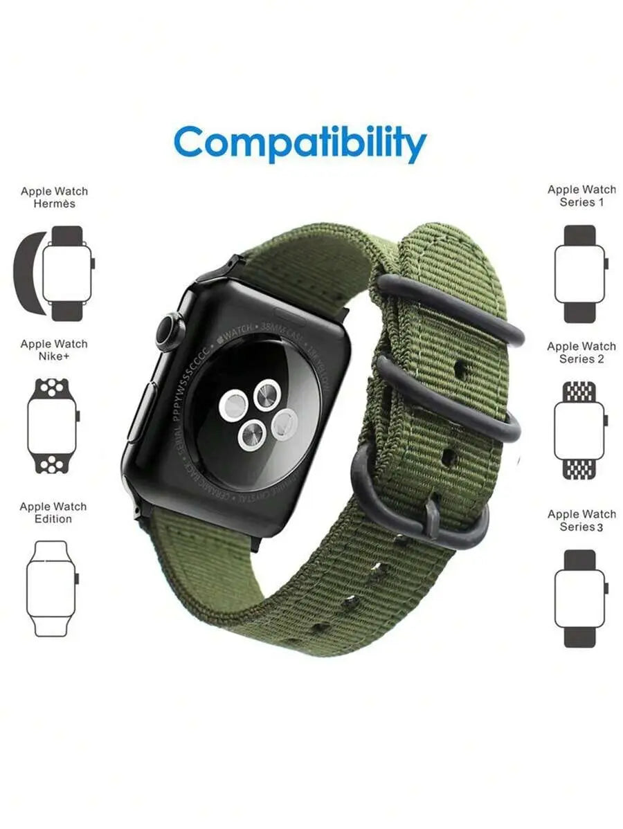 Unisex Nylon Sporty Apple Watch Strap SHEIN 