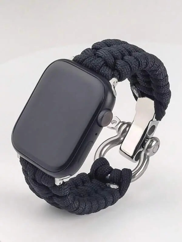 Woven Polyamide Watchband Compatible With Apple Watch | Apple Watch Straps | SHEIN