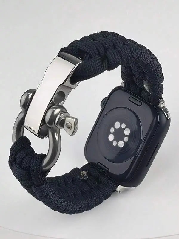 Woven Polyamide Watchband Compatible With Apple Watch SHEIN 